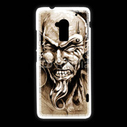 Coque HTC One Max Visage tatouée et percée 50
