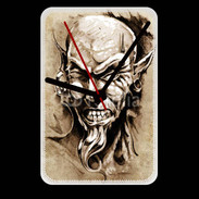 Grande pendule murale Visage tatouée et percée 50
