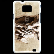 Coque Samsung Galaxy S2 Taureau en dessin