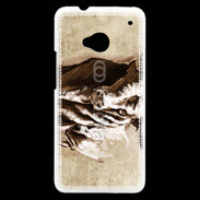 Coque HTC One Taureau en dessin