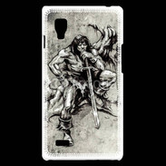Coque LG Optimus L9 Guerrier en dessin 25