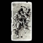 Coque Nokia Lumia 1320 Guerrier en dessin 25