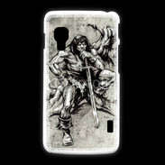 Coque LG L5 2 Guerrier en dessin 25