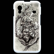 Coque Samsung ACE S5830 Visage de guerrier en dessin 50