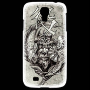 Coque Samsung Galaxy S4 Visage de guerrier en dessin 50