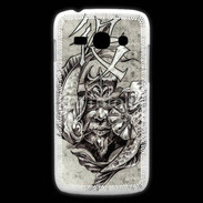 Coque Samsung Galaxy Ace3 Visage de guerrier en dessin 50