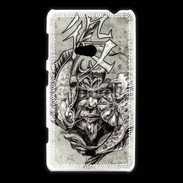 Coque Nokia Lumia 625 Visage de guerrier en dessin 50