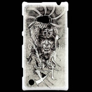 Coque Nokia Lumia 720 Visage de guerrier en dessin 52