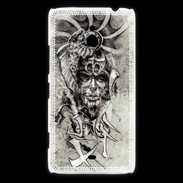 Coque Nokia Lumia 1320 Visage de guerrier en dessin 52