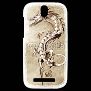 Coque HTC One SV Dragon en dessin 30