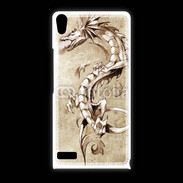 Coque Huawei Ascend P6 Dragon en dessin 30