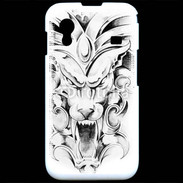 Coque Samsung ACE S5830 visage de gargouille en dessin 25