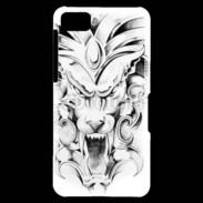 Coque Blackberry Z10 visage de gargouille en dessin 25