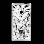 Coque Nokia Lumia 520 visage de gargouille en dessin 25