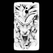 Coque Nokia Lumia 1320 visage de gargouille en dessin 25