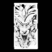 Coque Sony Xpéria Z Ultra visage de gargouille en dessin 25