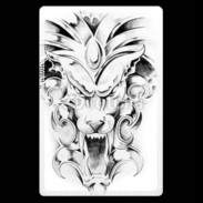 Etui carte bancaire visage de gargouille en dessin 25