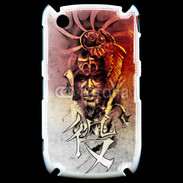 Coque Blackberry 8520 Visage de guerrier en dessin 60