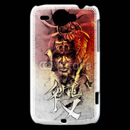 Coque HTC Wildfire G8 Visage de guerrier en dessin 60