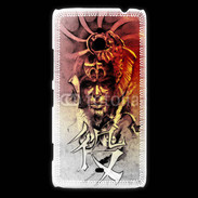 Coque Nokia Lumia 1320 Visage de guerrier en dessin 60