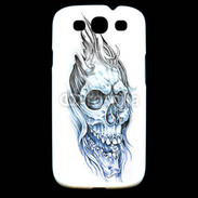 Coque Samsung Galaxy S3 Crâne en dessin 50