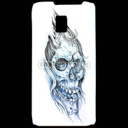 Coque LG P990 Crâne en dessin 50