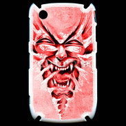 Coque Blackberry 8520 Monstre en dessin rouge 
