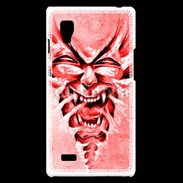 Coque LG Optimus L9 Monstre en dessin rouge 