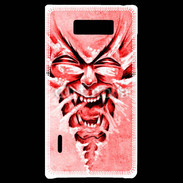 Coque LG Optimus L7 Monstre en dessin rouge 