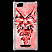 Coque Sony Xperia M Monstre en dessin rouge 
