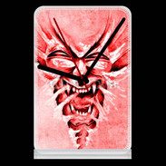 Pendule de bureau Monstre en dessin rouge 