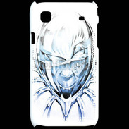 Coque Samsung Galaxy S Monstre en dessin bleu