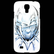 Coque Samsung Galaxy S4 Monstre en dessin bleu