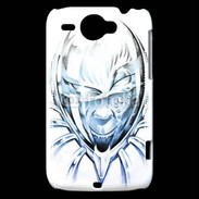 Coque HTC Wildfire G8 Monstre en dessin bleu