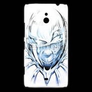 Coque Nokia Lumia 1320 Monstre en dessin bleu