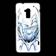 Coque HTC One Max Monstre en dessin bleu