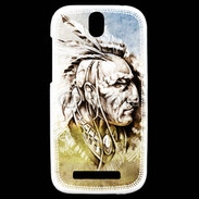 Coque HTC One SV Indiens d’Amérique en dessin 27