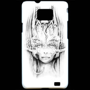 Coque Samsung Galaxy S2 Guerrière en dessin 10