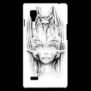 Coque LG Optimus L9 Guerrière en dessin 10