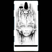 Coque Sony Xperia U Guerrière en dessin 10