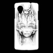 Coque LG Nexus 5 Guerrière en dessin 10