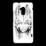 Coque HTC One Max Guerrière en dessin 10