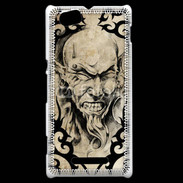 Coque Sony Xperia M Visage tatouée et percée 60