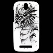 Coque HTC One SV Dragon en dessin 35