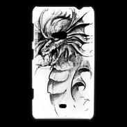 Coque Nokia Lumia 625 Dragon en dessin 35