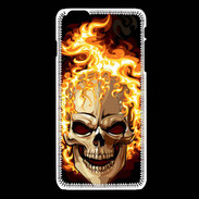 Coque iPhone 6 / 6S Tête de mort en flamme 5