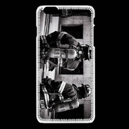Coque iPhone 6 / 6S Pompiers en noir et blanc