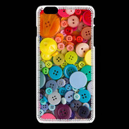 Coque iPhone 6 / 6S Arc en ciel de boutons de couture