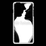 Coque iPhone 6 / 6S Couple d'amoureux en noir et blanc