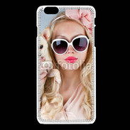 Coque iPhone 6 / 6S Femme glamour avec chihuahua